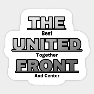 The United Front Sticker